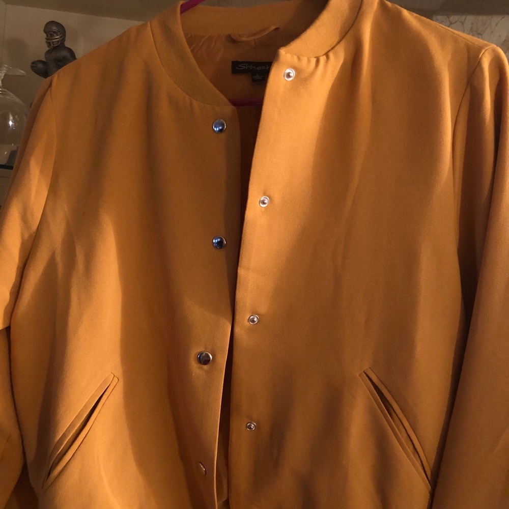 Mustard Yellow Moto Jacket